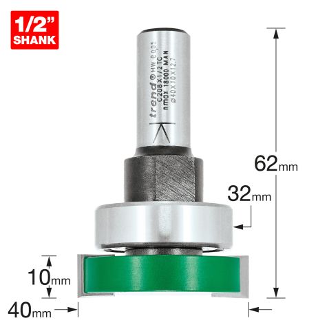 Intumescent router cheap cutter 10mm