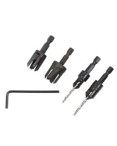 SNAP/PC/A - Trend Snappy 4 Piece Set Countersink & Plug cutter Set