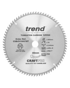CSB/CC30578T - Craft saw blade crosscut 305mm x 78 teeth x 30mm