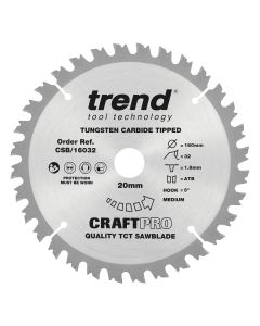 CSB/16032 - Craft saw blade 160mm x 32 teeth x 20mm