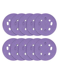AB/125/240A - Aluminium Oxide Random Orbital Sanding Disc 240 Grit 125mm 10pc
