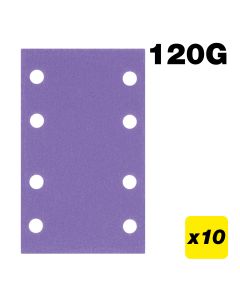 AB/133/120A - 80 x 133mm 120G Sanding Pad, 10 Pack