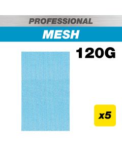 AB/133/120P - 80 x 133mm 120G Pro Mesh Sanding Pad, 5 Pack
