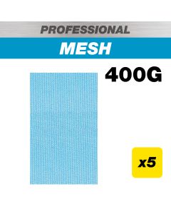 AB/133/400P - 80 x 133mm 400G Pro Mesh Sanding Pad, 5 Pack