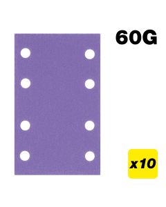 AB/133/60Z - 80 x 133mm 60G Sanding Pad, 10 Pack