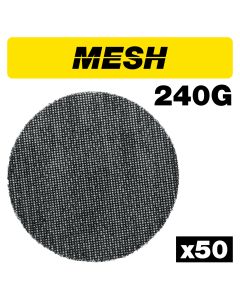 AB/150/240M/B - Mesh Random Orbital Sanding Disc 50pc 150mm 240 grit