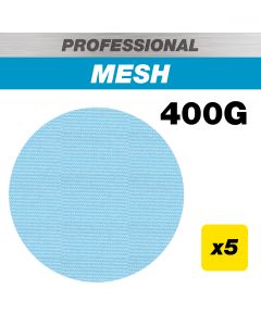 AB/150/400P - 150mm 400G Pro Mesh Random Orbital Sanding Disc, 5 Pack
