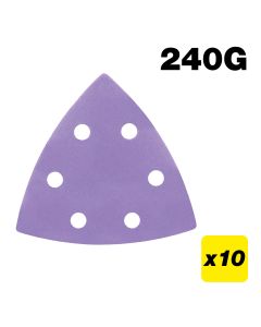 AB/OSC/240A - 93 x 93mm 240G Delta Sanding Pad, 10 Pack