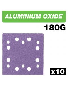 AB/QTR1/180A - Aluminium Oxide 1/4 Sheet Sanding Sheet 180 Grit 114mm x 110mm 10pc