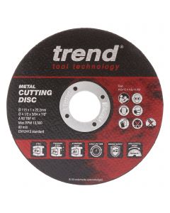 AD/C115/1/M - 115mm Metal Cutting Discs 1mm Kerf 10 Pack