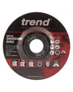 AD/G115/6/M - 115MM METAL GRINDING DISCS 10 PACK