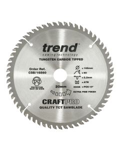 CSB/16560 - Craft saw blade 165mm x 60 teeth x 20mm