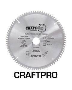 CSB/AP30096 - Craft saw blade aluminium and plastic 300 x 96 teeth x 30