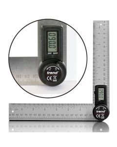 DAR/200 - Trend Digital Angle Rule - 360 degree angle range for measuring and marking bevels, mitres and slopes - UK sale only