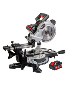 T18S/MS184S2E - T18S 18V 184mm Single Bevel Mitre Saw Kit (2 x 5Ah Battery and Fast Charger) - EU sale only