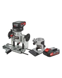 T18S/R14P2 - Cordless ¼” Dual-Base Trim & Plunge Router (2x 4Ah) 18V UK