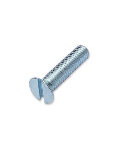 WP-SCW/31 - M6 x 25mm countersunk slot machine screw - UK only