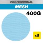 AB/150/400P - 150mm 400G Pro Mesh Random Orbital Sanding Disc, 5 Pack