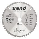 CSB/30048 - Trend Wood Circular Saw Blade 300mm x 30mm x 48T