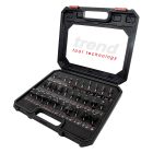 SET/SS31X1/4TC - Trend 30 piece 1/4in shank TCT Router Cutter Set - Affordable, comprehensive range of popular and useful profiles.